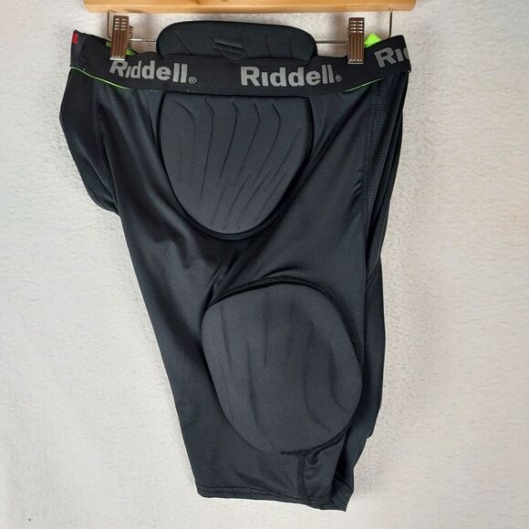 Riddell Mens L Football Girdle 5 Pad Integrated Padded Shorts Black NWT - Picture 9 of 13